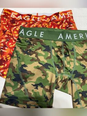 American Eagle Outfitters Men's Camo & Halloween Boxer Briefs